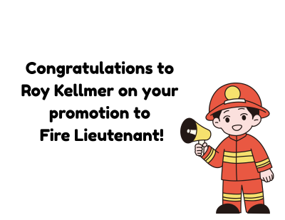 Congratuations to Roy Kellmer 